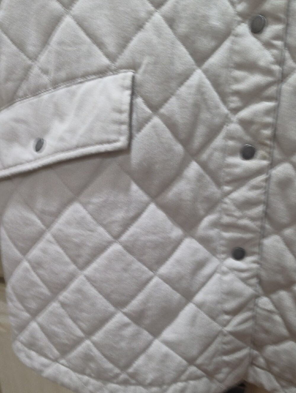 Joie Diamond Quilted Cotton Equestrian Utility Boxy Jacket - Picture 6 of 8